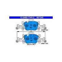 KLOCKI HAM. BMW P. 3/4/5/6/7/X3/X4/X5/X6/IX3 2,0-4,4 15-