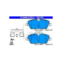 KLOCKI HAM. BMW P. 1/2 1,5-2,0 D 04-