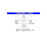 ZESTAW INST. KLOCKÓW HAM. BMW P. 1/2/3/4/I8 11-