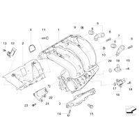 11617530703 Uszczelki kol.ssącego BMW E46 E60 E81 E83 E84 X3 X1 E87 E90 316 318 120 520 - 11617530703 - Części oryginalne BMW Łódź | Sklep internetowy BMW