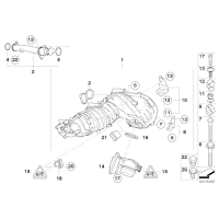 11618507240 Kolektor ssący BMW E81 E82 E87 E88 E90 E91 E84 N47  - 11618507240 - Części oryginalne BMW Łódź | Sklep internetowy BMW