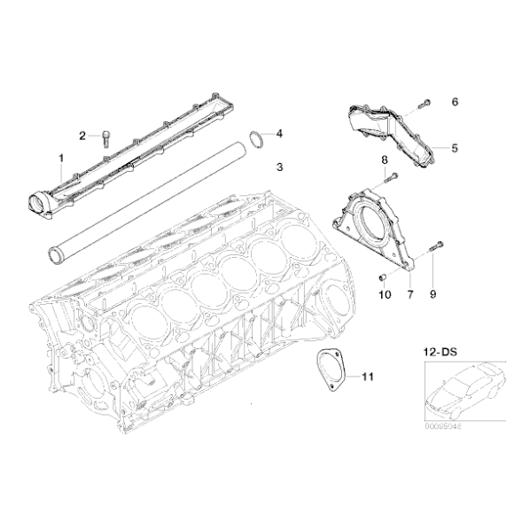 11147512101 Zimering wału korbowego BMW X5 E60 E65 E63 540 545 550 650 645 735 740 750 760 - 11147512101 - Części oryginalne BMW Łódź | Sklep internetowy BMW