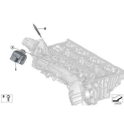 Sterownik świec żarowych BMW F20N F21N F45 F45 F55 F56 F57 114d 116d 214d 216d Cooper D One - 12218513152