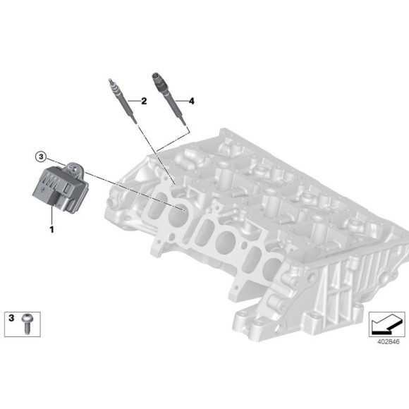 Sterownik świec żarowych BMW F20N F21N F45 F45 F55 F56 F57 114d 116d 214d 216d Cooper D One - 12218513152