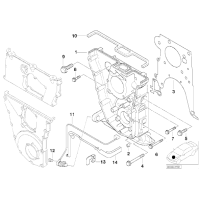 Czujnik impulsów wału korbowego BMW E36 318is M42 prod. po 09.1993r. - 12141247259