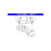 Mocowanie, zacisk hamulcowy