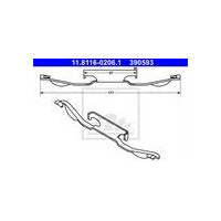 ZESTAW INST. KLOCKÓW HAM. BMW/VOLVO/FORD 3-SERIES 00-