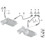 Sonda lambda BMW F01 F20 F21 F30 F31 MINI R55N R56N R58 R59 R60 R61 - 11787595353