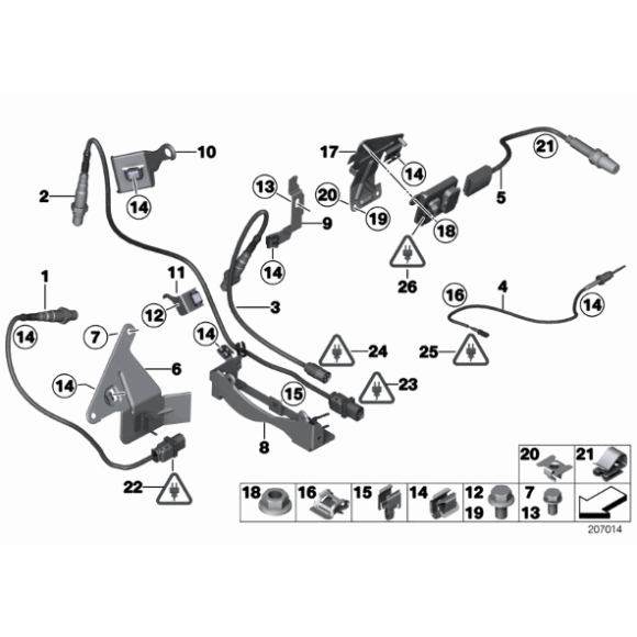 Sonda lambda regulacyjna BMW E81 E87 E90 E91 E92 E93 116i 118i 120i 316i 318i 320i N43 - 11787569930