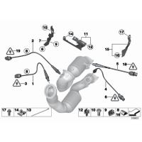 Sonda lambda BMW E60 E61 E63 E64 E65 E70 E81 E84 E83 E87 E90 E91 F10 F11 - 11787558055