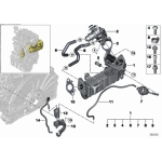 Zawór EGR BMW F10N F15 F21N F22 F25 F30 F32 F45 F54 G11 MINI 1,6d 1,8d 2,0d 2,5d 3,0d - 11718513132