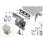 Uszczelka kolektora wydechowego BMW F20 F30 F31 F39 F45 F46 F48 MINI F54 F55 F57 F60 - 11657618035