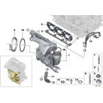 Uszczelka kolektora wydechowego BMW F20 F30 F31 F39 F45 F46 F48 MINI F54 F55 F57 F60 - 11657618035