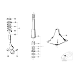 Pokrywa wybieraka BMW E21 E23 E24 E28 E30 E32 - 25111220228