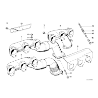 11621723656 Uszczelka kolektora wydechowego BMW E24 E23 E32 E34 - 11621723656 - Części oryginalne BMW Łódź | Sklep internetowy BMW