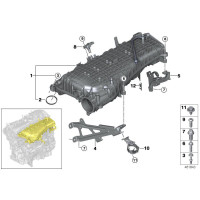 11618603913 Kolektor ssący / chłodzący BMW F20N F21N F22 F23 F30N F31N F32 G11 G12 - 11618603913 - Części oryginalne BMW Łódź | Sklep internetowy BMW