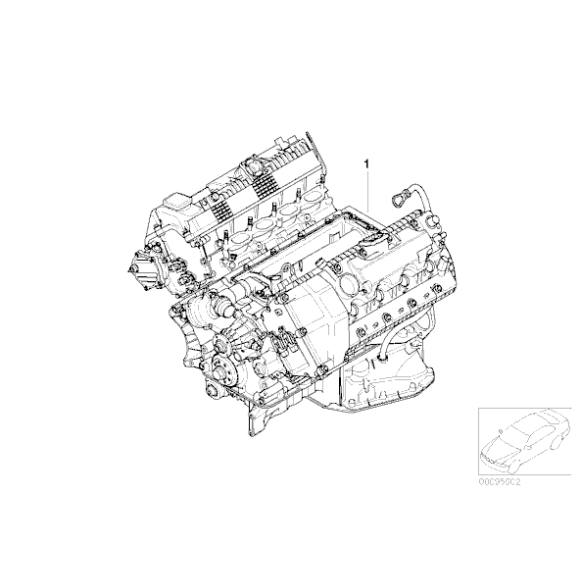 Przewód odpowietrzający BMW E60 E61 E63 E64 E65 E70 X5 740 750 650 540 550 - 11617563477