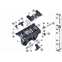 11617560538 Zespół Zawór regulacyjny ukł. dolotowego DISA BMW E60 E63 E70 E65 E81 E84 E87 E90 E91 F01 F10 F25 523 528 530 730 130 125 - 1161 - Części oryginalne BMW Łódź | Sklep internetowy BMW