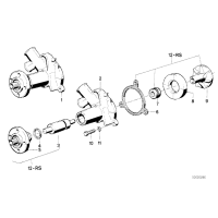 Pompa wody BMW E30 E28 E34 M20 320 325 520 525 - 11519070759