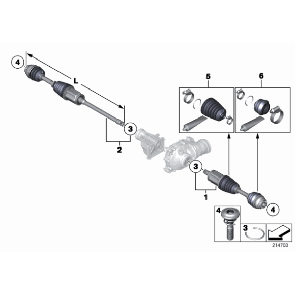 Osłona przegubu przód BMW E60 E61 E84 E90 E91 E92 F20 F21 F25 F30 F31 F32 F34 F36 - 31607549468