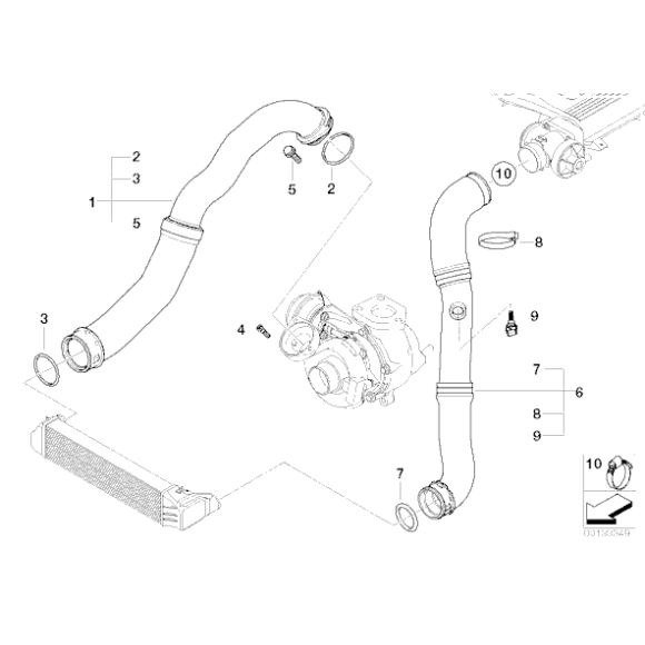 11617786527 Opaska przewodu BMW E38 E39 E46 E53 X5 E65 740d 730d 520d 525d 530d 318d 320d 330d - 11617786527 - Części oryginalne BMW Łódź | Sklep internetowy BMW