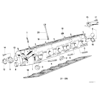 Kpl. śrub do głowicy silnika BMW E30 E21 E34 M20 - 11121726478