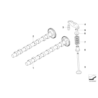 Dźwigienka zaworowa BMW E60 E70 E81 X1 X3 E90 F01 F10 F12 F15 X5 F25 F30 Mini - 11337812893