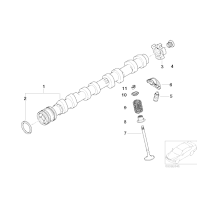 Dźwigienka zaworowa BMW E46 E53 X5 E60 E61 E63 E64 E65 E66 E70 E83 E81 E84 E90 E91 E92 - 11337530981