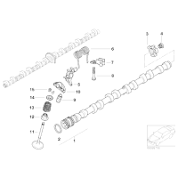 Dźwigienka zaworowa BMW E46 E53 X5 E60 E61 E63 E64 E65 E66 E70 E83 E81 E84 E90 E91 E92 - 11337530980