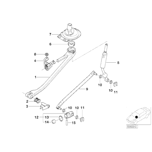 25111222375 Sworzeń łożyskowy - 25111222375 - Części oryginalne BMW Łódź | Sklep internetowy BMW