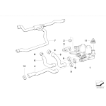 Przewód chłodnicy BMW E36 320i 325i M50 - 11531738053