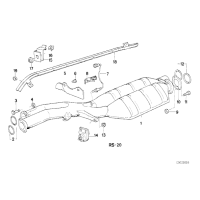 Sonda lambda BMW E24 E32 E34 635CSi 730i 735i 530i 535i M5 M30 - 11781720537