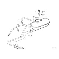 Przewód elastyczny układu chłodzenia BMW E12 E28 520 520i 525e - 11531287999