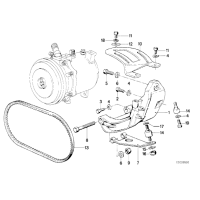 Pasek micro na klimatyzację BMW E32 E34 E23 535 530 730 735 M30 - 64521722371