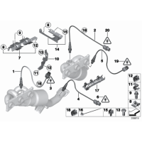 Sonda lambda regulacyjna BMW E60 E61 E63 E64 E65 E87 E90 E91 E92 323 325 330 M3 630 730 130 523 525 530 - 11787544561