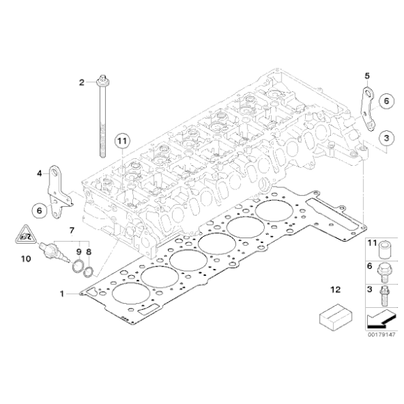 11128508558 Komplet uszczelek silnika BMW E70N E71 E90N F01 F10 F11 525d 530d 730d 325d 330d 30dX - 11128508558 - Części oryginalne BMW Łódź | Sklep internetowy BMW