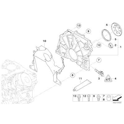Czujnik wału korbowego BMW E60N E81 E83 E84 E90 E91 F10 F11F15 F20 F25 F30 MINI 116 118 120 123 316 318 320 520 525 125 420 425 