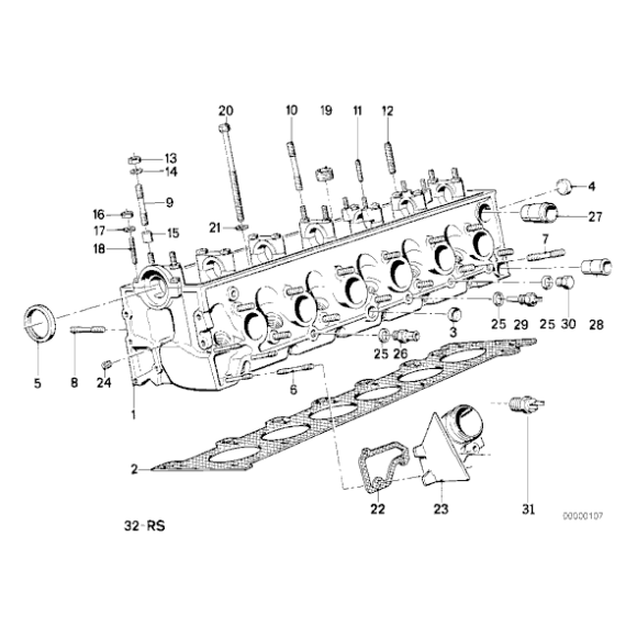 11122243879 Uszczelki silnika zestaw BMW E28 E30 E34 524td 324 324td M21 - 11122243879 - Części oryginalne BMW Łódź | Sklep internetowy BMW