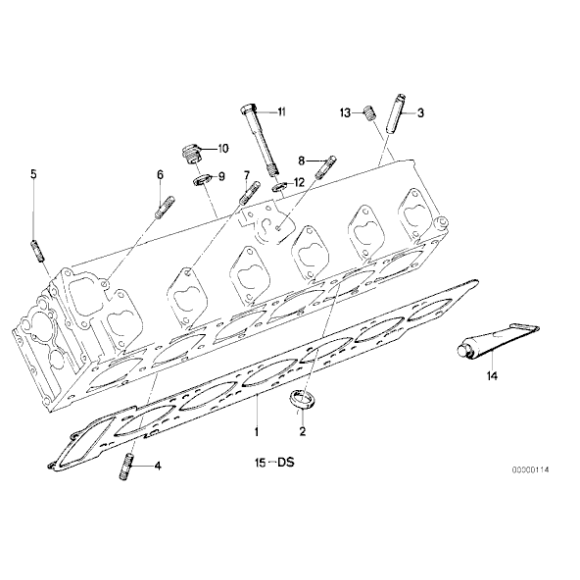 11121730223 Uszczelka głowicy BMW E34 E32 535i 735i E24 E28 - 11121730223 - Części oryginalne BMW Łódź | Sklep internetowy BMW
