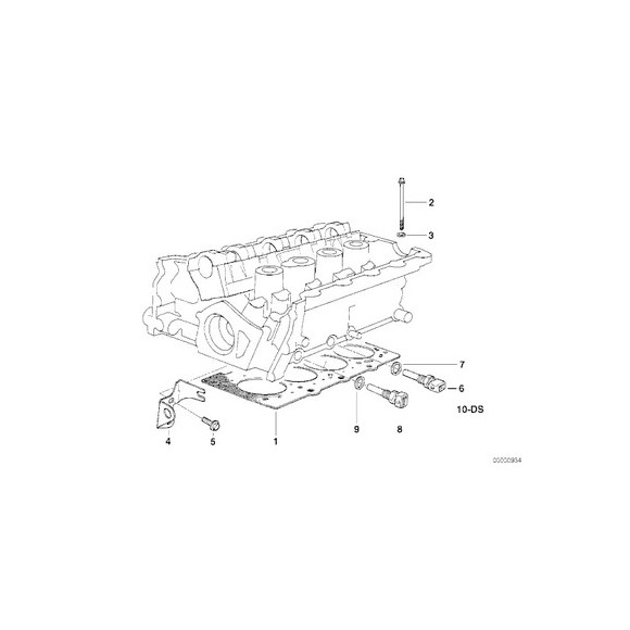 11121721546 Uszczelka głow. silnika bezazbestowa - 11121721546 - Części oryginalne BMW Łódź | Sklep internetowy BMW