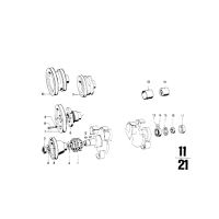 Łożysko igiełkowe wału korbowego BMW E30 E21 E34 E32 E28 - 11211709681