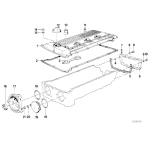 11121312171 Uszczelka pokrywy zaworów BMW E30 320is M3 - 11121312171 - Części oryginalne BMW Łódź | Sklep internetowy BMW
