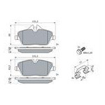 KLOCKI HAM. BMW P. E81/E87 03- Z AKCESORIAMI
