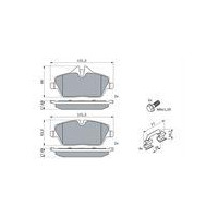 KLOCKI HAM. BMW P. E81/E87 03- Z AKCESORIAMI