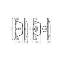KLOCKI HAM. BMW T. F30 316-328/F20 114-125/F32 420-428