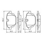 KLOCKI HAM. BMW T. F10/F11 520-530 10-/F25 X3 10-