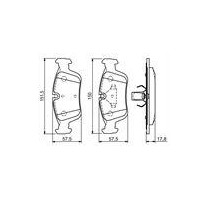 KLOCKI HAM. BMW P. E46 98-/E36 90-