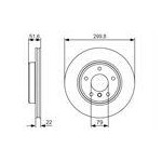TARCZA HAM. BMW P. 3/Z3/Z4 2,0-3,0 98-07
