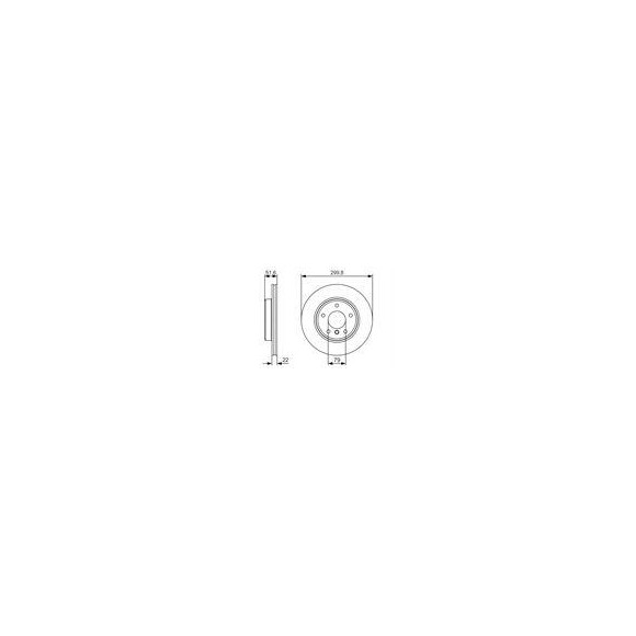 TARCZA HAM. BMW P. 3/Z3/Z4 2,0-3,0 98-07