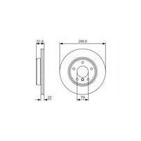 TARCZA HAM. BMW P. 3/Z3/Z4 2,0-3,0 98-07